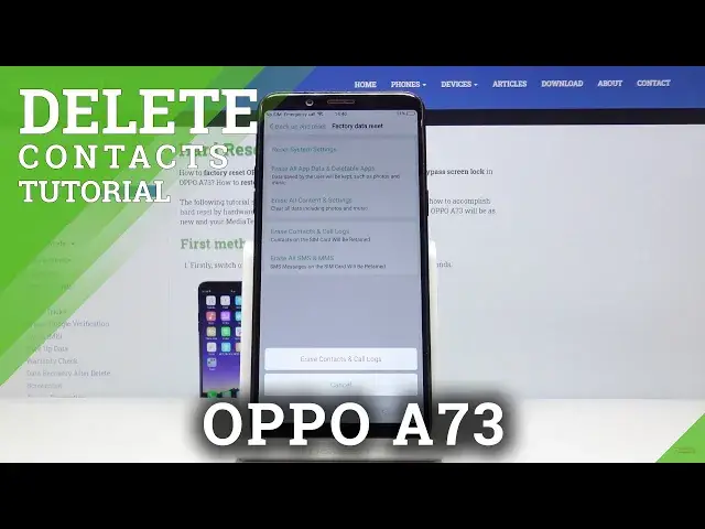 'Video thumbnail for How to Delete Contacts on OPPO A73 - Clear Call Logs in OPPO'
