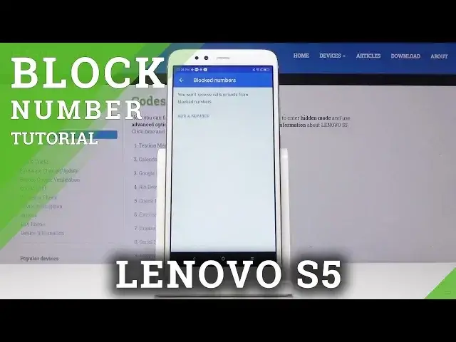 Video thumbnail for How to Block Number in LENOVO S5 - Create Blacklist