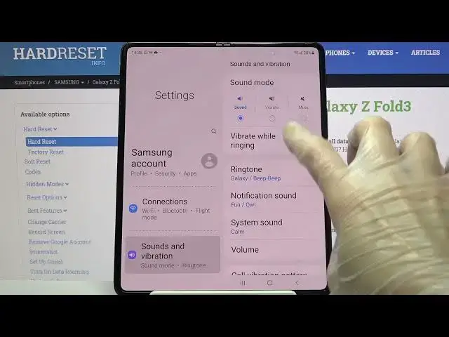 'Video thumbnail for How to Enter Vibration Settings on SAMSUNG Galaxy Z Fold 3 – Manage Vibrations'