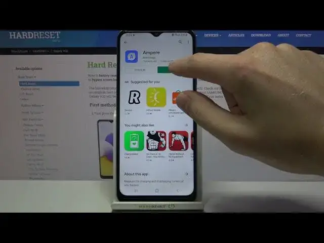 'Video thumbnail for How to Check Battery Health in Samsung Galaxy A22 - Operate Ampere App'