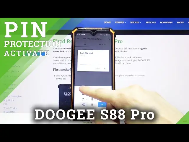 'Video thumbnail for How to Set Up SIM PIN on SIM Card in Doogee S88 Pro?'