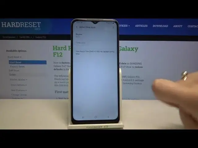 'Video thumbnail for How to Change Date and Time on SAMSUNG Galaxy F12 – Open Date and Time Settings'
