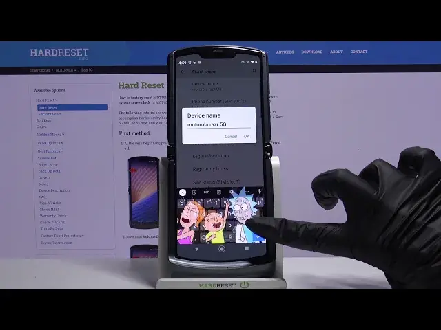 'Video thumbnail for How to Rename Motorola Razr 5G - Change Bluetooth Name'