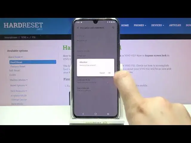 'Video thumbnail for How to Clear Credentials in VIVO V21 - Access Credential Manager'