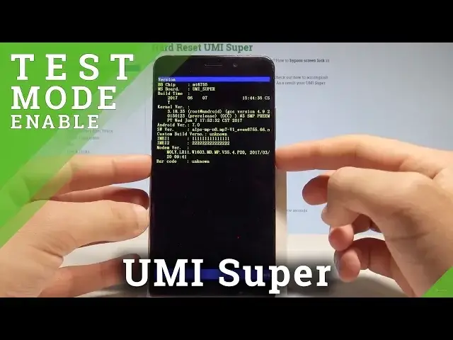 'Video thumbnail for How to Enter Factory Mode on UMI Super - Factory Test Mode |HardReset.Info'