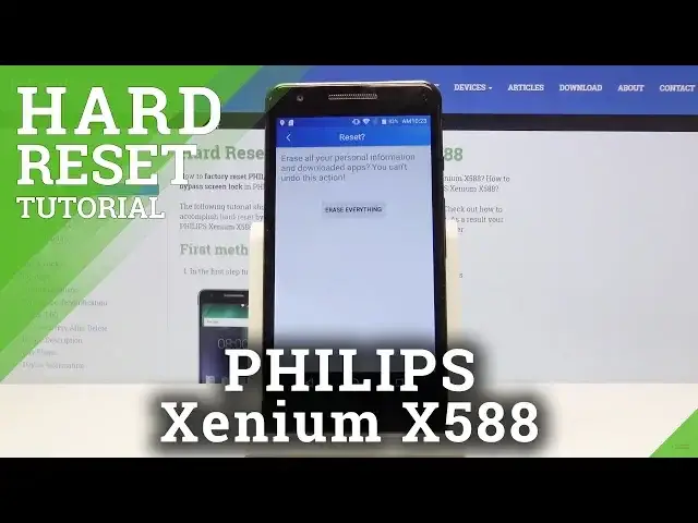 Video thumbnail for Factory Reset PHILIPS Xenium X588 - Delete All Content & Settings
