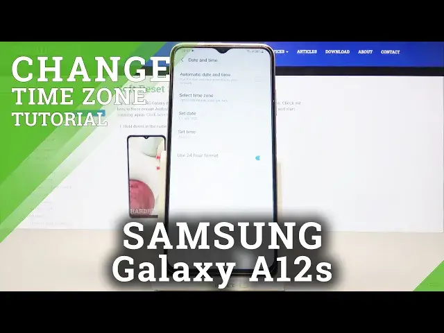 'Video thumbnail for How to Set Up Date and Time on SAMSUNG Galaxy A12s– Date and Time Settings'