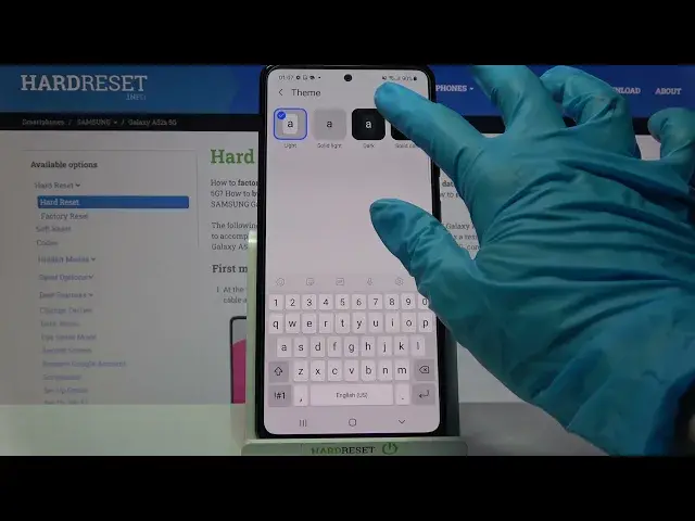 'Video thumbnail for Samsung Galaxy A52s 5G Change Keyboard Theme'