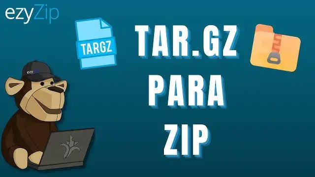 Video thumbnail for Como Converter TAR.GZ para ZIP Online (Guia Simples)