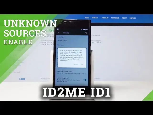 'Video thumbnail for How to Allow Unknown Sources in ID2ME ID1 - Enable Apps Installation'