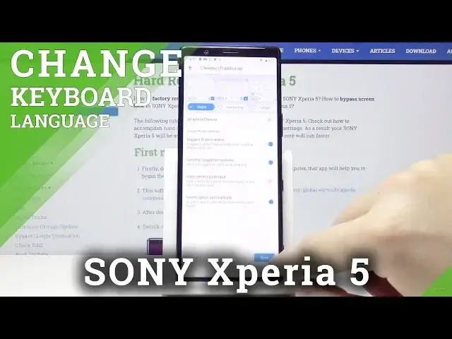 'Video thumbnail for How to Change Keyboard Language in Sony Xperia 5 – Personalize Dictionary Language'