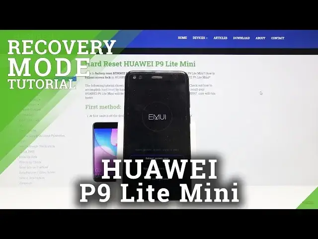 'Video thumbnail for HUAWEI P9 Lite Mini RECOVERY MODE'
