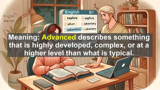 Video thumbnail for 2500 Must Know CEFR B1 Vocabulary - Understanding 'Advanced': Mastering a Word of Progress and Expertise