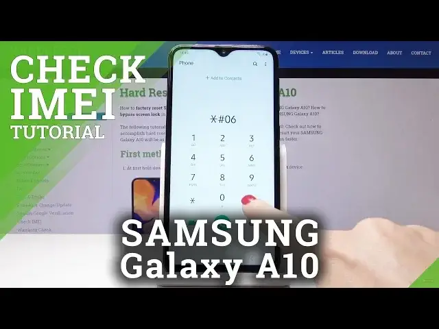 'Video thumbnail for How to Locate IMEI Number in SAMSUNG Galaxy A10 - IMEI & Serial Number'