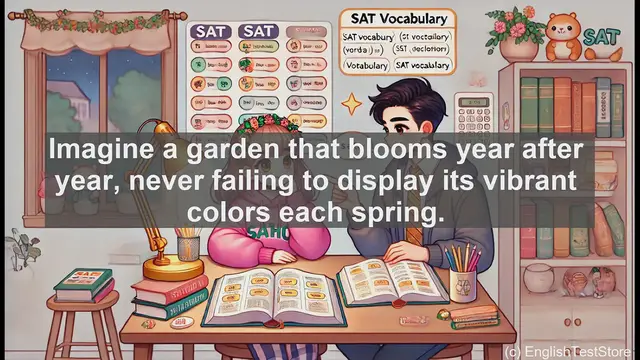 Video thumbnail for 5000 Must Know SAT Vocabulary - Perennial: A Word That Stands the Test of Time