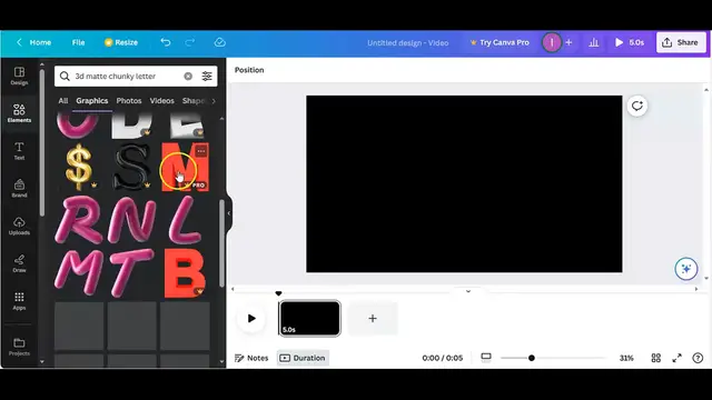 Video thumbnail for How To Create 3D Text  Effect Canva Tutorial