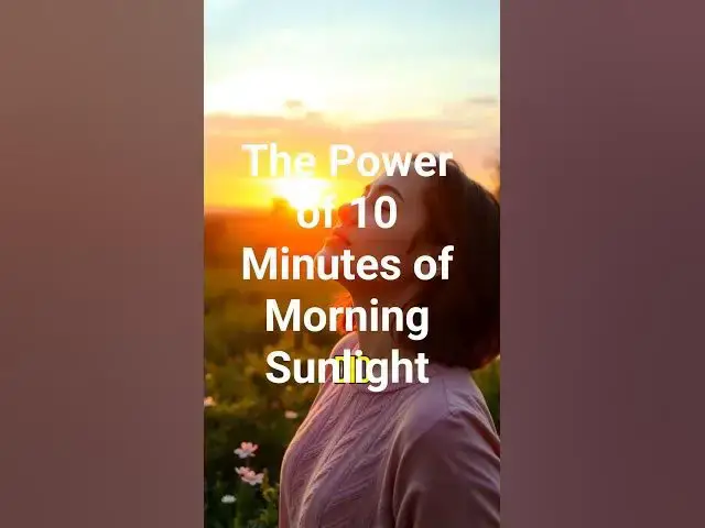 Video thumbnail for Unlock Your Day The Power of 10 Minutes of Morning Sunlight #motivation #levelupyourlife #facts