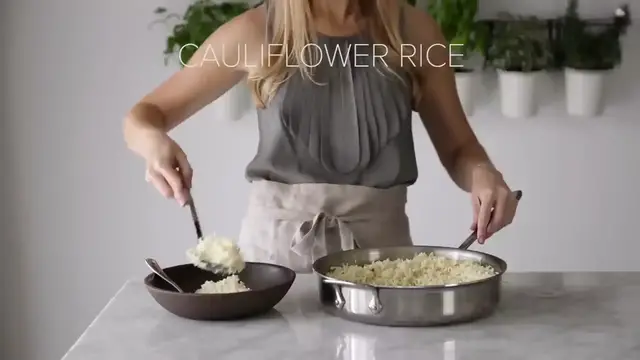 'Video thumbnail for HOW TO MAKE CAULIFLOWER RICE _ easy cauliflower rice recipe(720P_HD)'