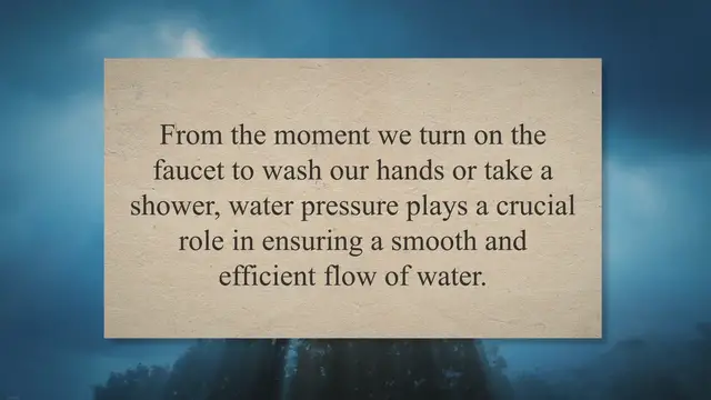 'Video thumbnail for Water Pressure Unveiled: The Quest for the Perfect Balance'