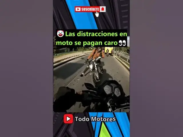 Video thumbnail for Evita Manejar DISTRAIDO EN MOTO!