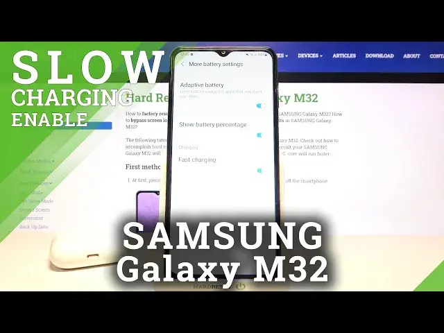 'Video thumbnail for How to Turn Off Slow Charging on SAMSUNG Galaxy M32 – Switch Charging Type'