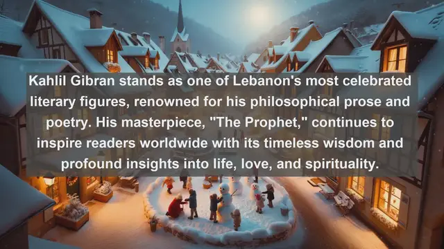 Video thumbnail for Discovering Literary Treasures: Top 10 Famous Writers in Lebanon