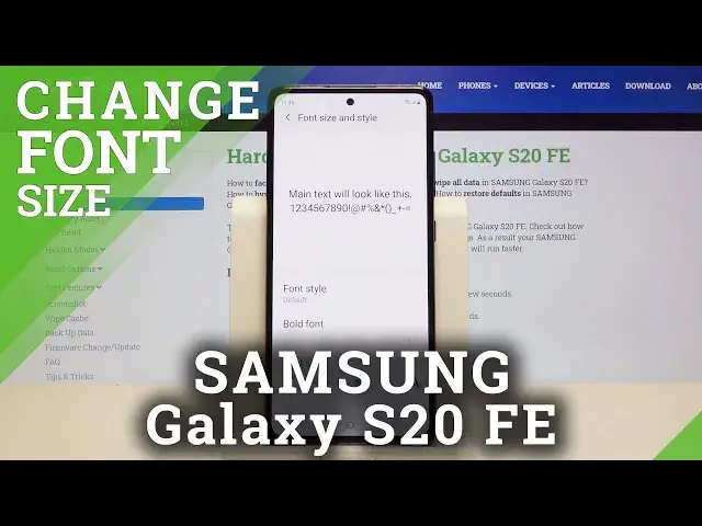 'Video thumbnail for How to Change Font Size in SAMSUNG Galaxy S20 FE'