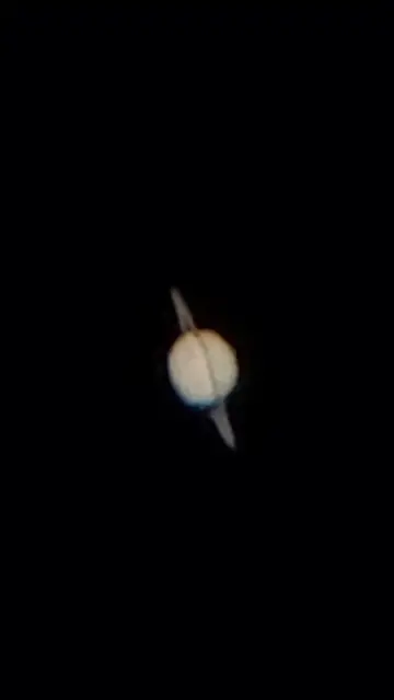 Video thumbnail for Saturn through my Backyard Telescope