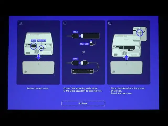Video thumbnail for How To Flip Projection on Projector Epson EF-100B?