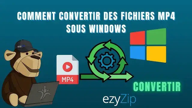 Video thumbnail for 🎬 Comment Convertir Des Fichiers Mp4 Sous Windows | Tutoriel Ezyzip Media Converter