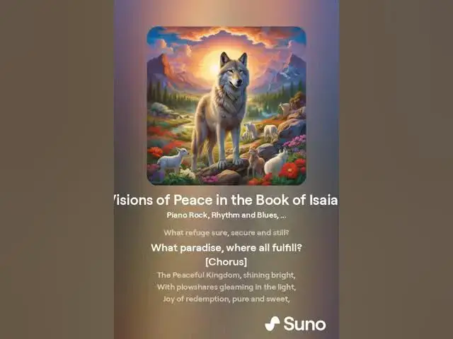 Video thumbnail for From Swords to Plowshares: Isaiah's Song of Hope