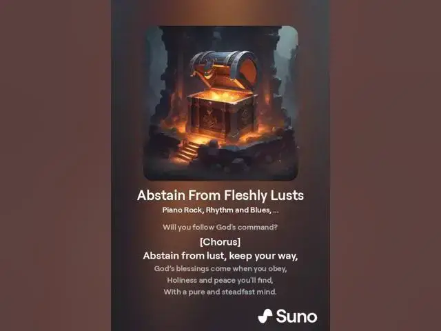 Video thumbnail for Abstain From Fleshly Lusts: Inspirational Christian Music