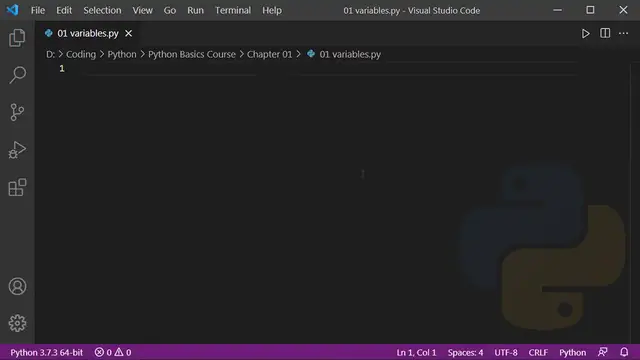 Video thumbnail for Variables in Python !