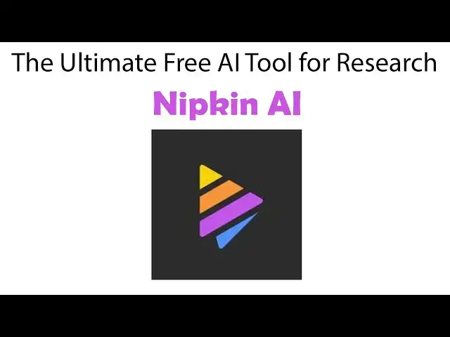 'Video thumbnail for The Ultimate Free AI Tool for Research: Nipkin AI'