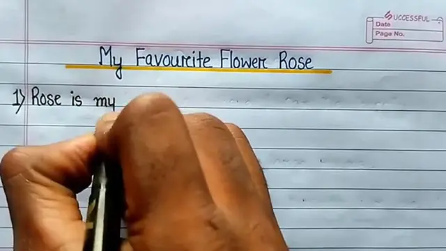 Video thumbnail for 10 Lines Essay on My Favourite Flower Rose in English ⬆︎