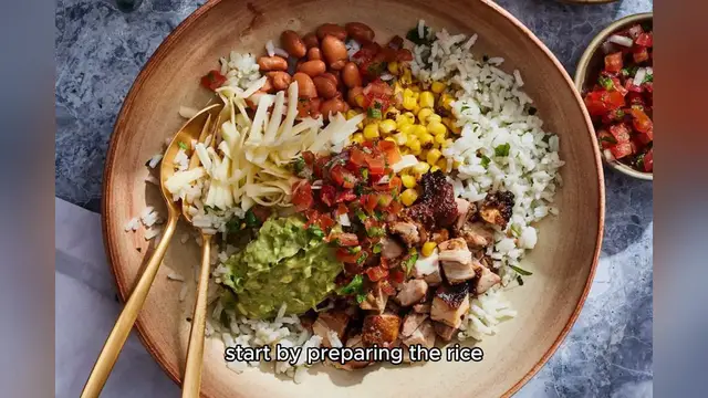 Video thumbnail for burrito bowls recipe