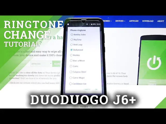 Video thumbnail for How to Change Ringtone on DUODUOGO J6+ - List of Ringtones