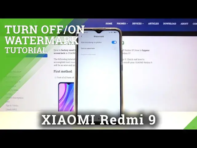 'Video thumbnail for XIAOMI Redmi 9 – Turn On / Deactivate Camera Watermark option'