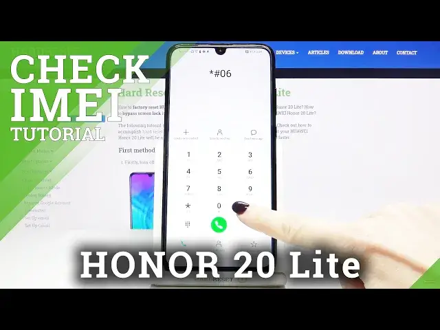 'Video thumbnail for How to Find IMEI and Serial Number on HUAWEI Honor 20 Lite– Locate Serial Number and IMEI'