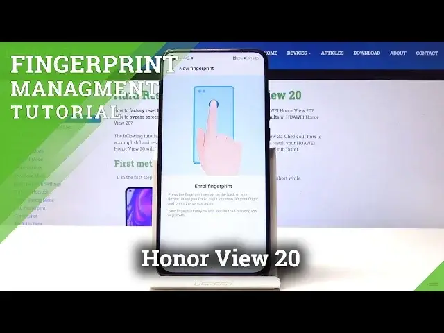 Video thumbnail for How to Add Fingerprint Lock on Honor View 20 - Set Fingerprint Unlock