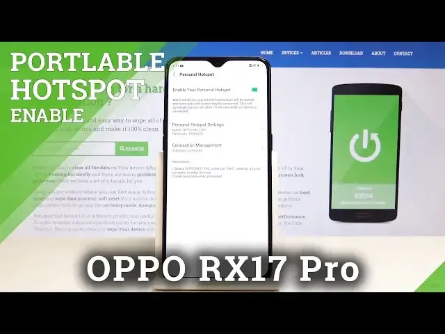 Video thumbnail for How to Set Up Wi-Fi Hotspot in OPPO RX17 Pro - Enable Portable Hotspot / Share Wi-Fi