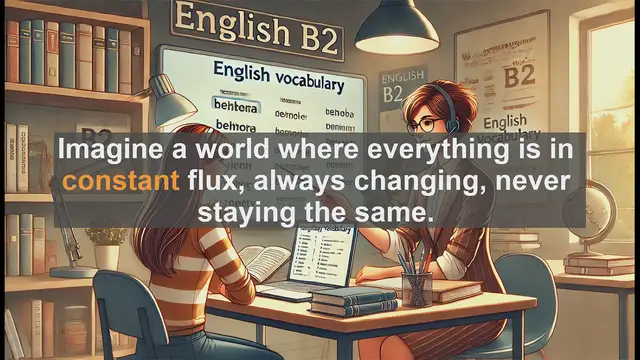 Video thumbnail for 1500 Must Know CEFR B2 Vocabulary - Understanding the Word 'Constant': Meanings and Usage