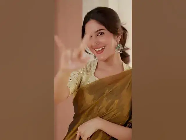 Video thumbnail for 📹 🌸 Beads. Sequins. A Queen’s Glow.| premium party wear sarees.