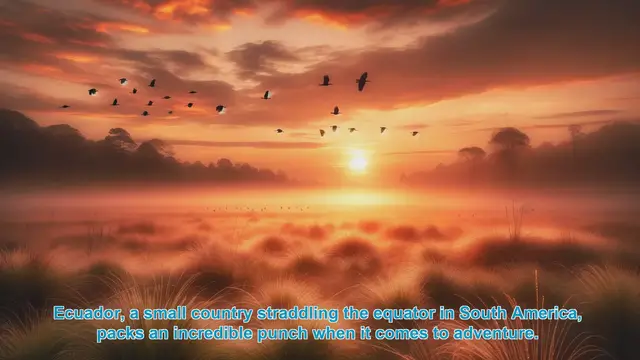 Video thumbnail for Discover Ecuador's Top 10 Adventure Destinations