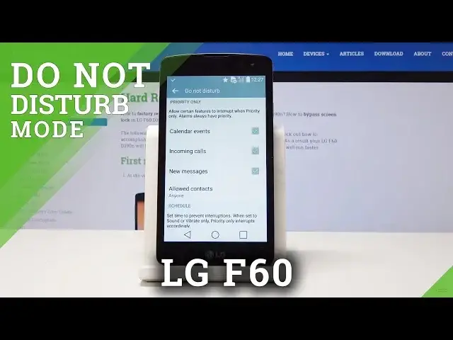 Video thumbnail for How to Enable Do Not Disturb Mode in LG F60 - Personalize Silent Mode