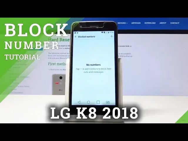 'Video thumbnail for How to Block Number in LG K8 2018 - Create Blacklist'