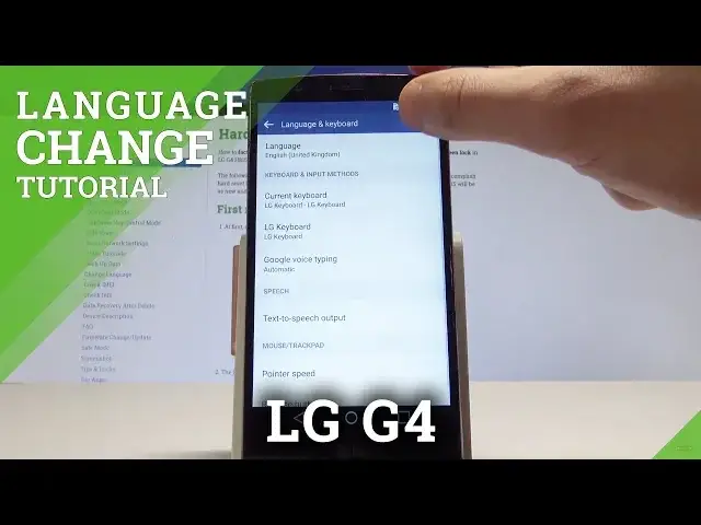 'Video thumbnail for How to Choose Language for LG G4 - Change Language Instructions'