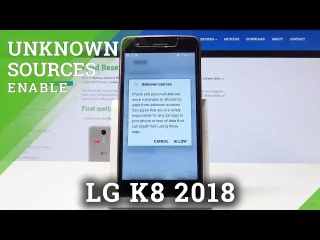 'Video thumbnail for How to Allow Unknown Sources in LG K8 2019 - Install Apps Outside Your Home Store'
