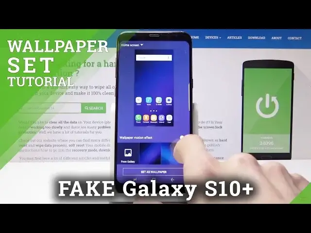 Video thumbnail for How to Change Wallpaper in SAMSUNG Galaxy S10+ Clone