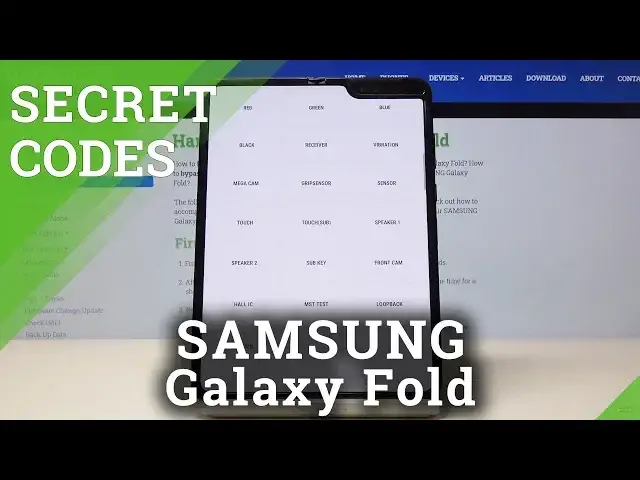 Video thumbnail for Secret Codes for SAMSUNG Galaxy Fold – Secret Options / Test Mode